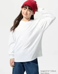 AIRism Cotton Long Sleeve Tee – Kids